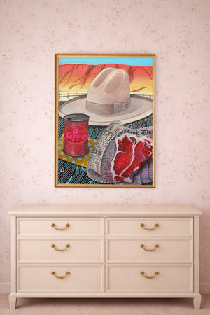 Dr Pepper Can shown framed by Crum Art