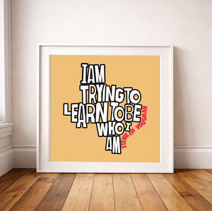 Texas Music Art - Stevie Ray Vaughan Quote Print | Betsy Crum