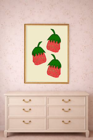 Strawberry wall decor for a little girls room Betsy Crum