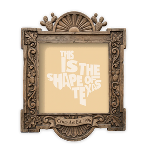 This Is the Shape of Texas — one of the 3 prints in The Texas Set | Crum Art