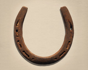 Texas West Series – Lucky Horseshoe Western Art Print | Carl Crum Art Crum Art