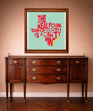 Texas Art Jerry Hall Quote Print | Betsy Crum