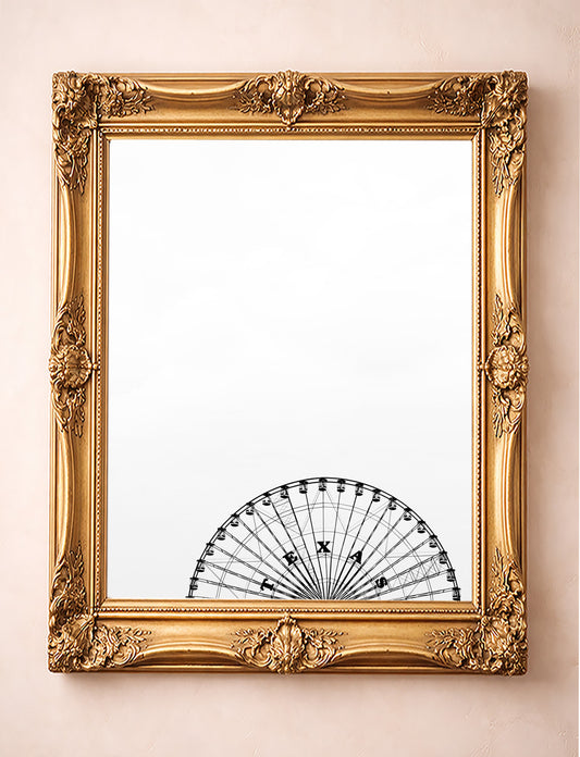 Texas West Series – Texas Star Ferris Wheel Circus and Carnival Art Print | Betsy Crum Art