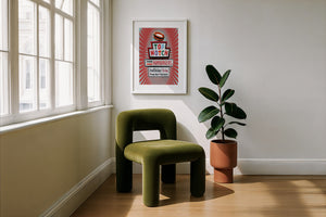 Top Notch Hamburgers Sign Austin art print by Betsy Crum — framed with velvet mat