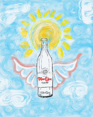 Topo Chico Art - Butterfly Wings Whimsical Print | Betsy Crum Art Crum Art