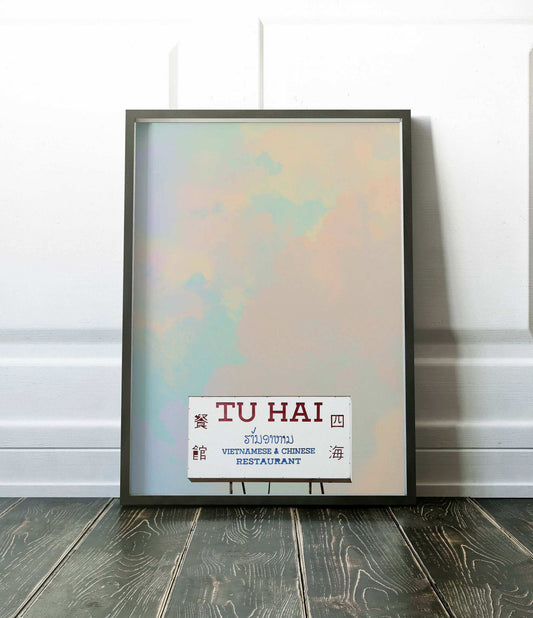 Tu Hai Print Fort Worth Sky modern art giclee on cotton rag paper by Crum Art Texas wall decor