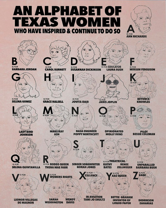 Texas Alphabet of Women