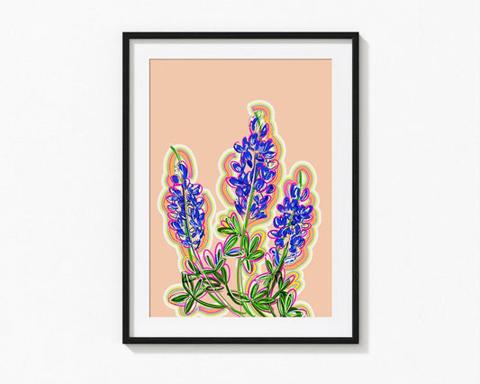 Texas Hill Country Bluebonnets Print | Crum Art | Betsy Crum