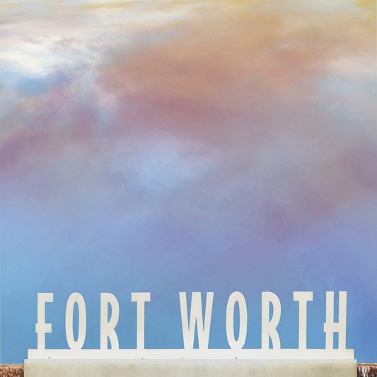 Fort Worth Water Gardens museum print on acid-free cotton paper with artist signature and archival pigment inks
