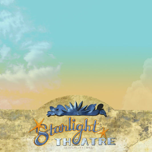Starlight Theatre Terlingua Texas vintage sign artwork on acid-free paper print