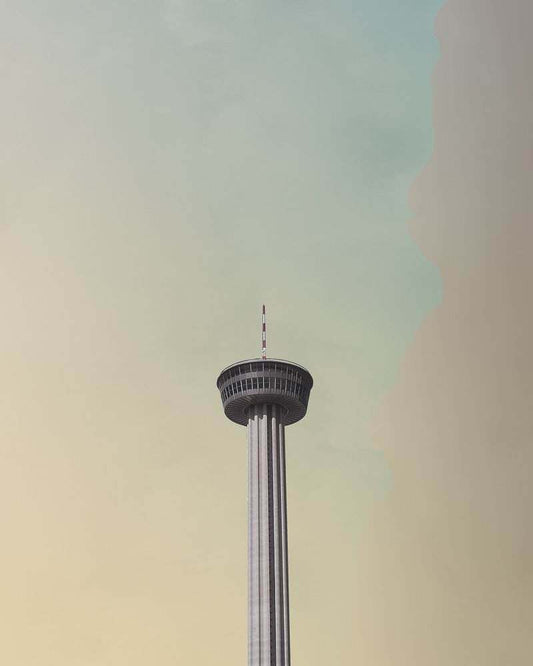 Tower Of The Americas in San Antonio Texas art print by Betsy Crum on cotton rag paper