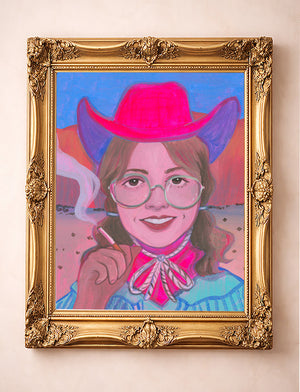 Hanna — one of the 3 prints in The Cousins Set | Crum Art