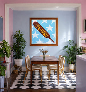 Texas State Fair Art Print - Corn Dog Pop Art | Caya Crum