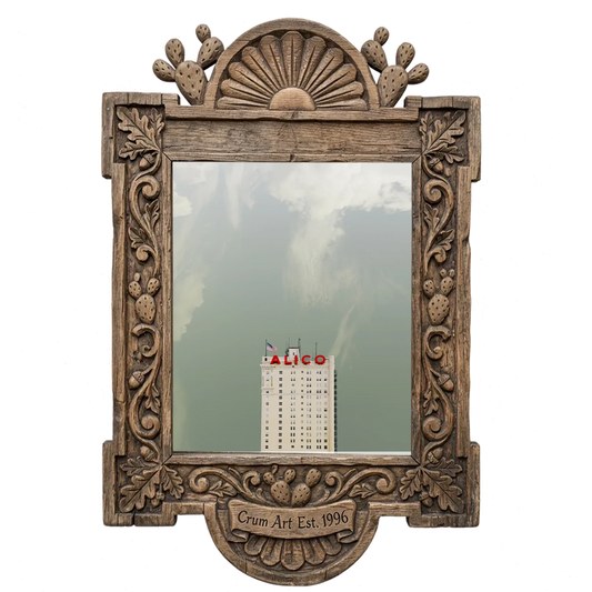 Alico Building Waco — Texas art print by Betsy Crum in a carved wood frame