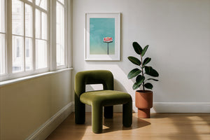 Allsup's Under a Big Sky Texas Art print by Betsy Crum — framed with velvet mat