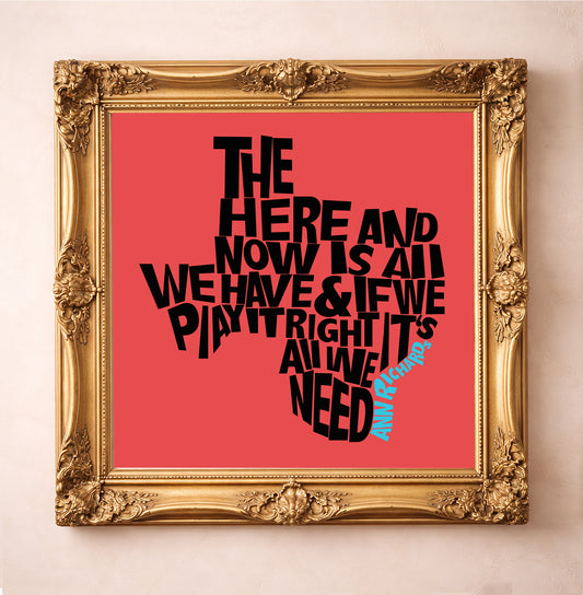 Texas Art - Ann Richards Print Quote | Betsy Crum