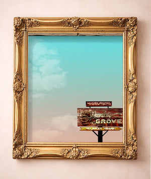 Shady Grove Print — art print by Betsy Crum in a gold frame