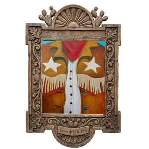 Cowboy Stars Fringe Vest — one of the 3 prints in The Cowboy Stars Set | Crum Art