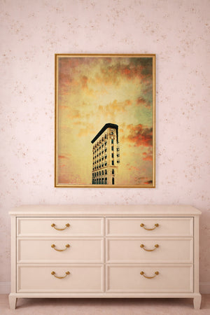 Fort Worth Art Flat Iron Building Print | Betsy Crum