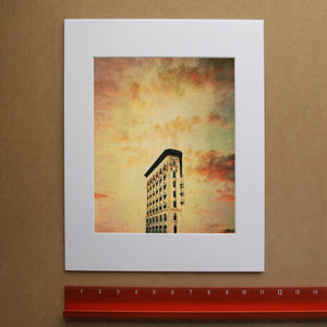 Fort Worth Art Flat Iron Building Print | Betsy Crum