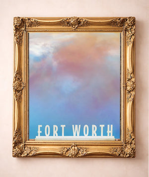 Water Gardens Close Up Print — art print by Betsy Crum in a gold frame