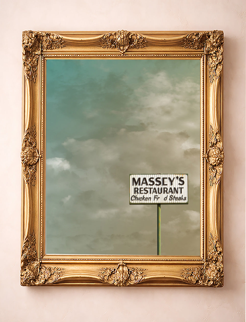 Fort Worth Masseys shown framed by Crum Art