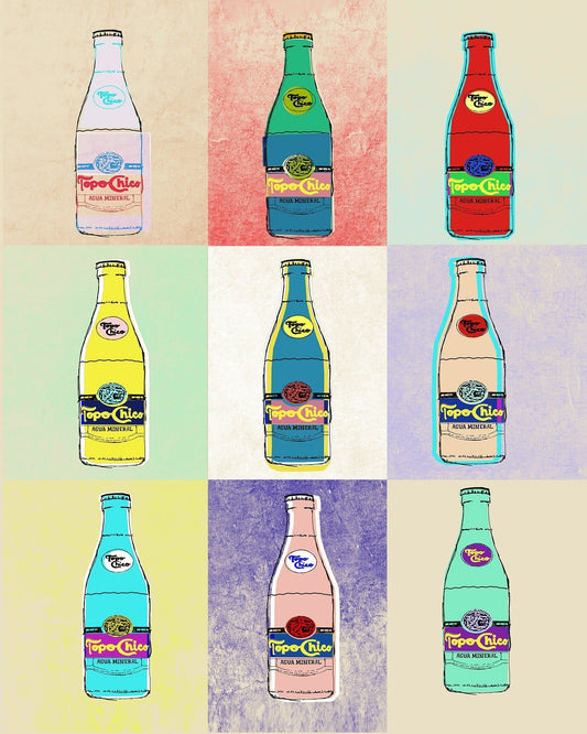 Topo Chico Warhol Inspired