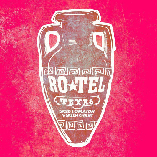 Rotel Tomatoes Classic art print by Betsy Crum on cotton rag paper with vintage Texas design