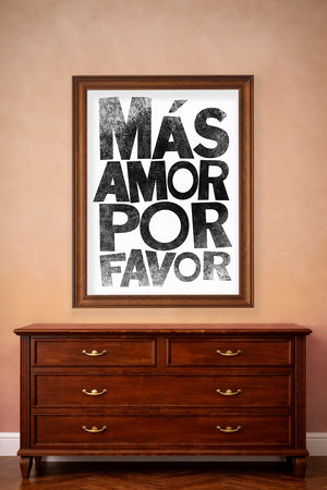 Mas Amor Por Favor Print | Betsy Crum | Crum Art
