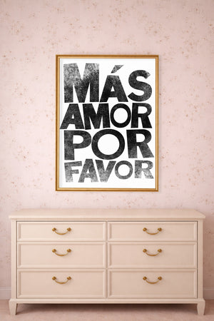 Mas Amor Por Favor Print | Betsy Crum | Crum Art