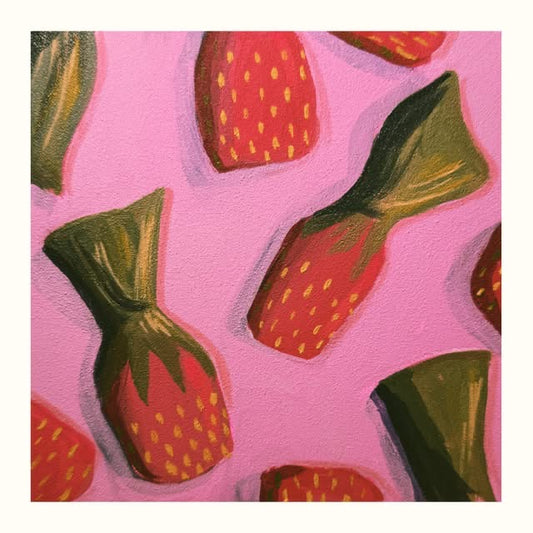 Grandma Candy — the painting from an angle