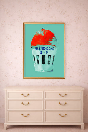Fort Worth Art Prints — Mr Sno Cone - Fort Worth Big Sky Wall Decor and Prints  | Betsy Crum Art
