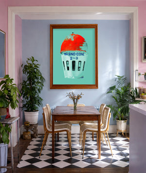 Fort Worth Art Prints — Mr Sno Cone - Fort Worth Big Sky Wall Decor and Prints  | Betsy Crum Art