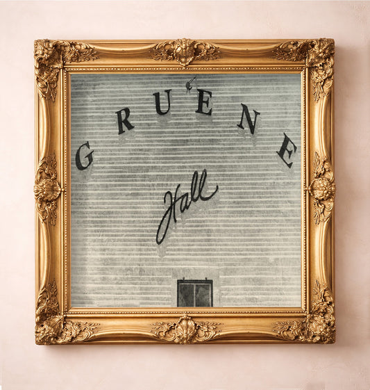 Gruene Hall — art print by Betsy Crum in a gold frame