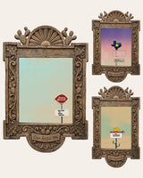 The Big Sky Signs Set — set of 3 wall art: Be Nice, Dairy Queen Big Texas Sky, No Assholes Allowed by Betsy Crum | Crum Art