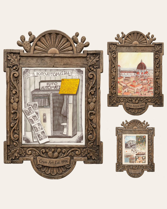 The Florence Set — set of 3 wall art: Fotoautomatica Florence, Duomo Florence Sketchbook, Florence Sketchbook by Caya Crum | Crum Art