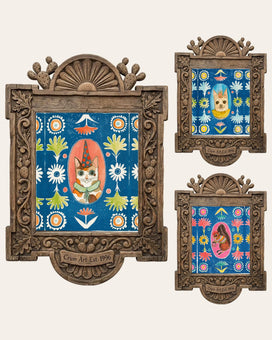 The Poppett Set — three framed Caya Crum art prints