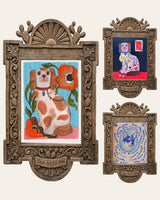 The Preppy Set — set of 3 wall art: Preppy Dog, Cavalier King Charles, Edith Dare the Chihuahua by Caya Crum | Crum Art