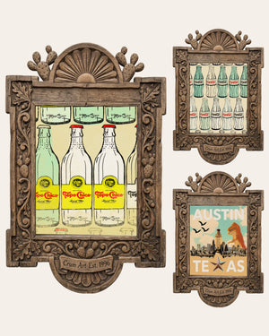 The Refresco Set — set of 3 wall art: Made in Mexico Print, Coca-Cola Print, Travel Poster Print by Betsy Crum | Crum Art