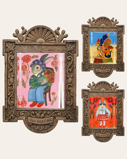 The Storybook Set — three framed Caya Crum art prints