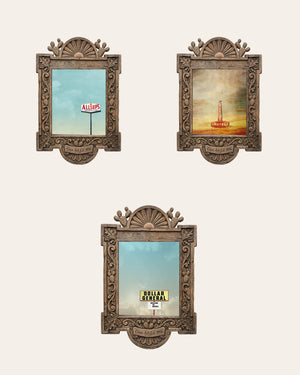 The West Texas Set — set of 3 wall art: Allsup's Under a Big Sky, Stardust Sign, Dollar General Marfa by Betsy Crum | Crum Art
