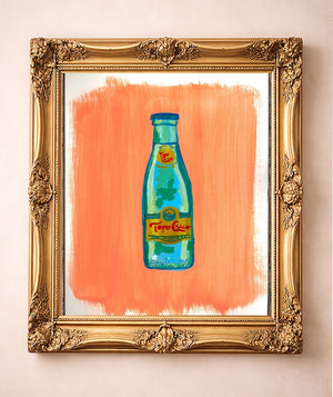 Summer Day Painting — art print by Caya Crum in a gold frame